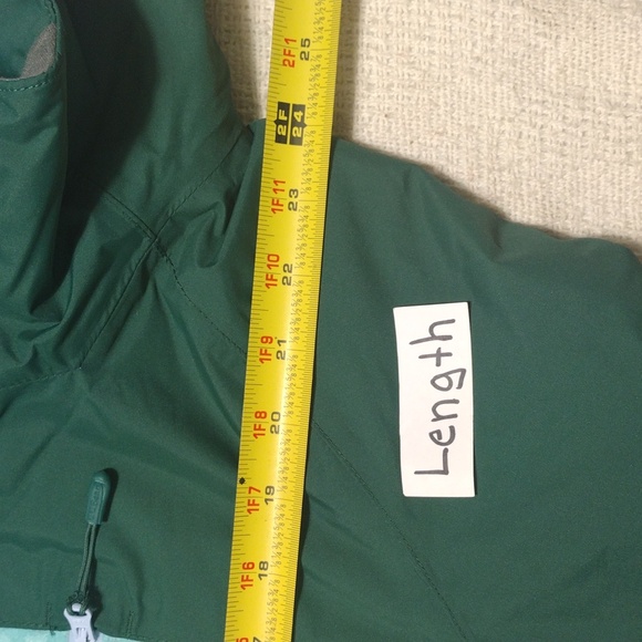 NWT L.L. Bean Wildcat WP Green and Light Blue Ski Jacket Boys Size Medium 10/12 - Picture 8 of 11